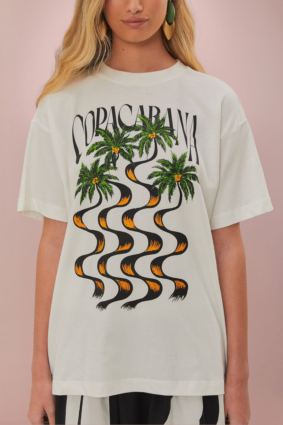 Off-White Copacabana Relaxed Organic Cotton T-Shirt - 3