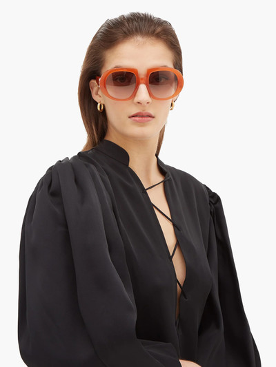 Loewe Anagram oversized acetate sunglasses outlook