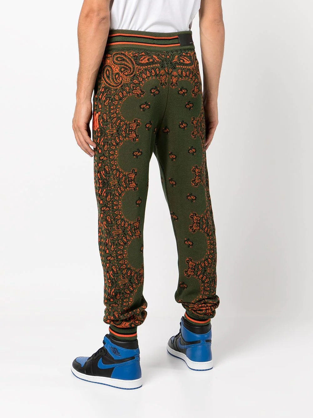 paisley-print track pants - 4