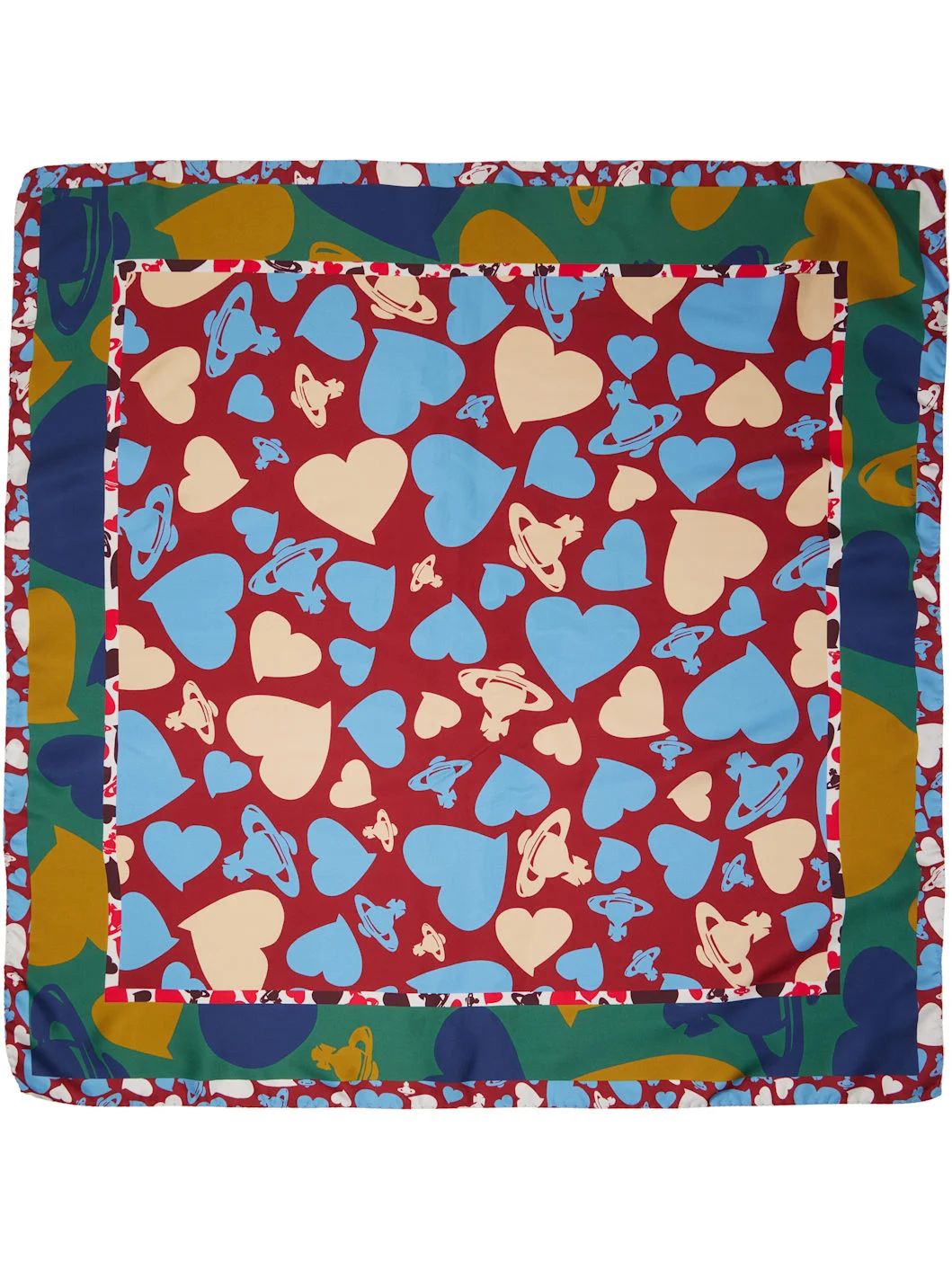 Multicolor Square Scarf - 1