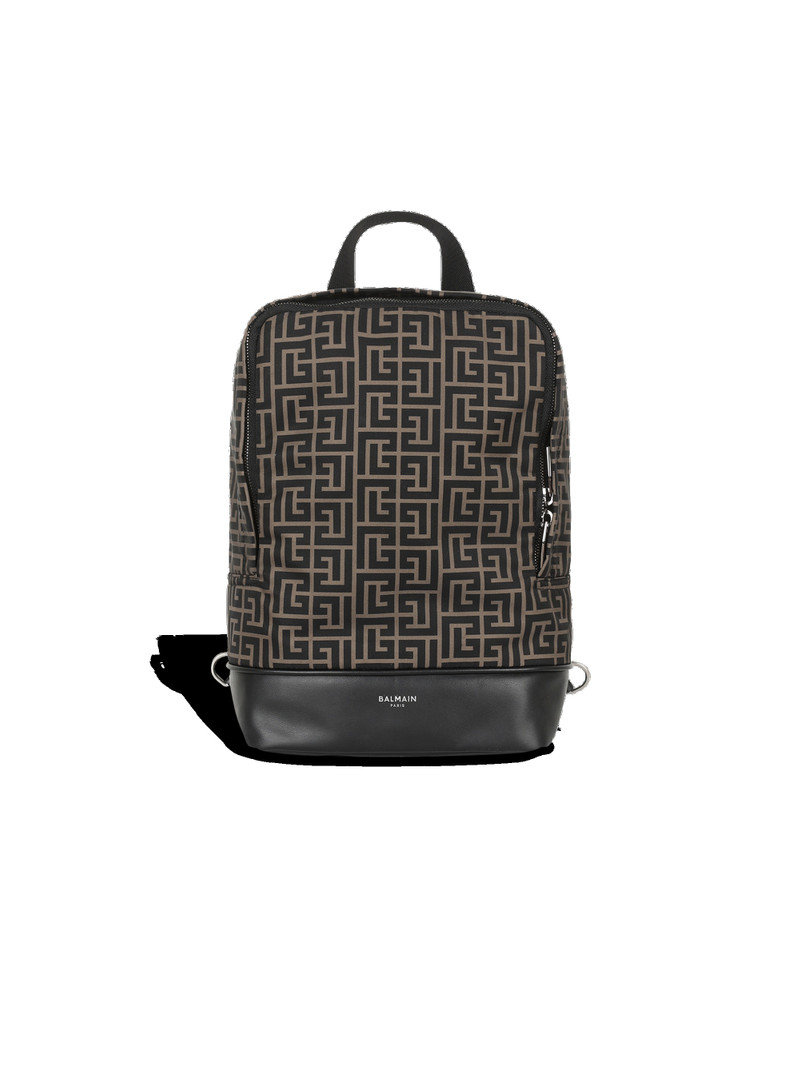 Bicolor jacquard 1945 crossbody backpack 1