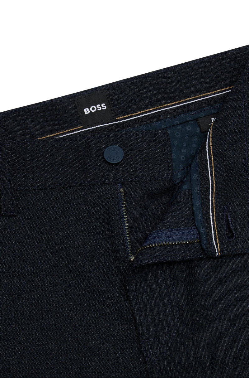 CASUAL REGULAR-FIT TROUSERS IN ANTI-WRINKLE TWILL 6