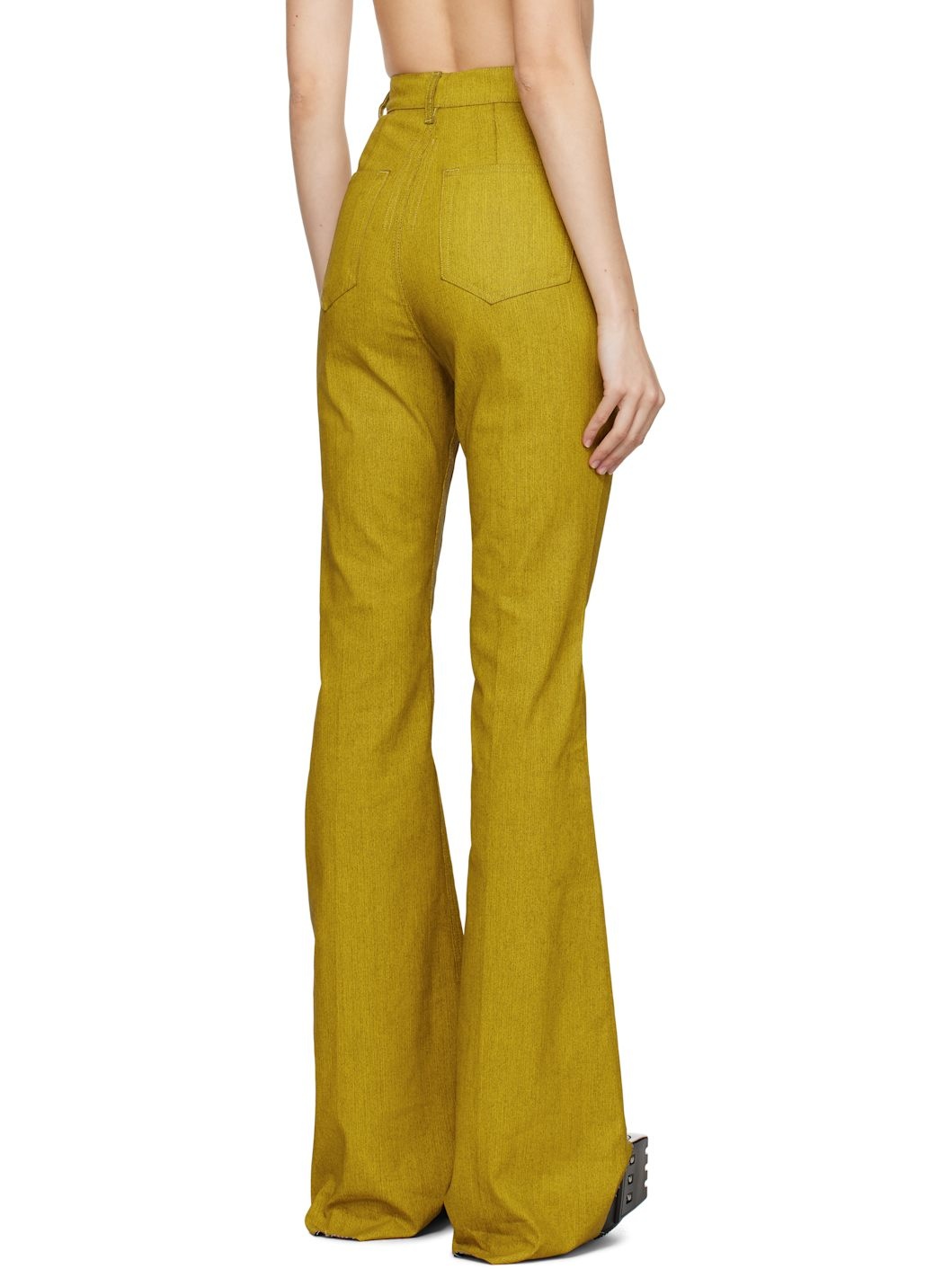 Yellow Porterville Bolan Bootcut Jeans - 3