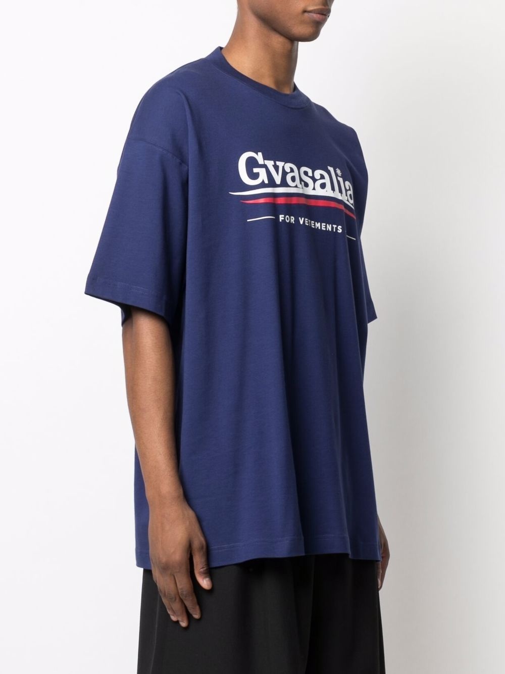 Gvasalia-print T-shirt - 4