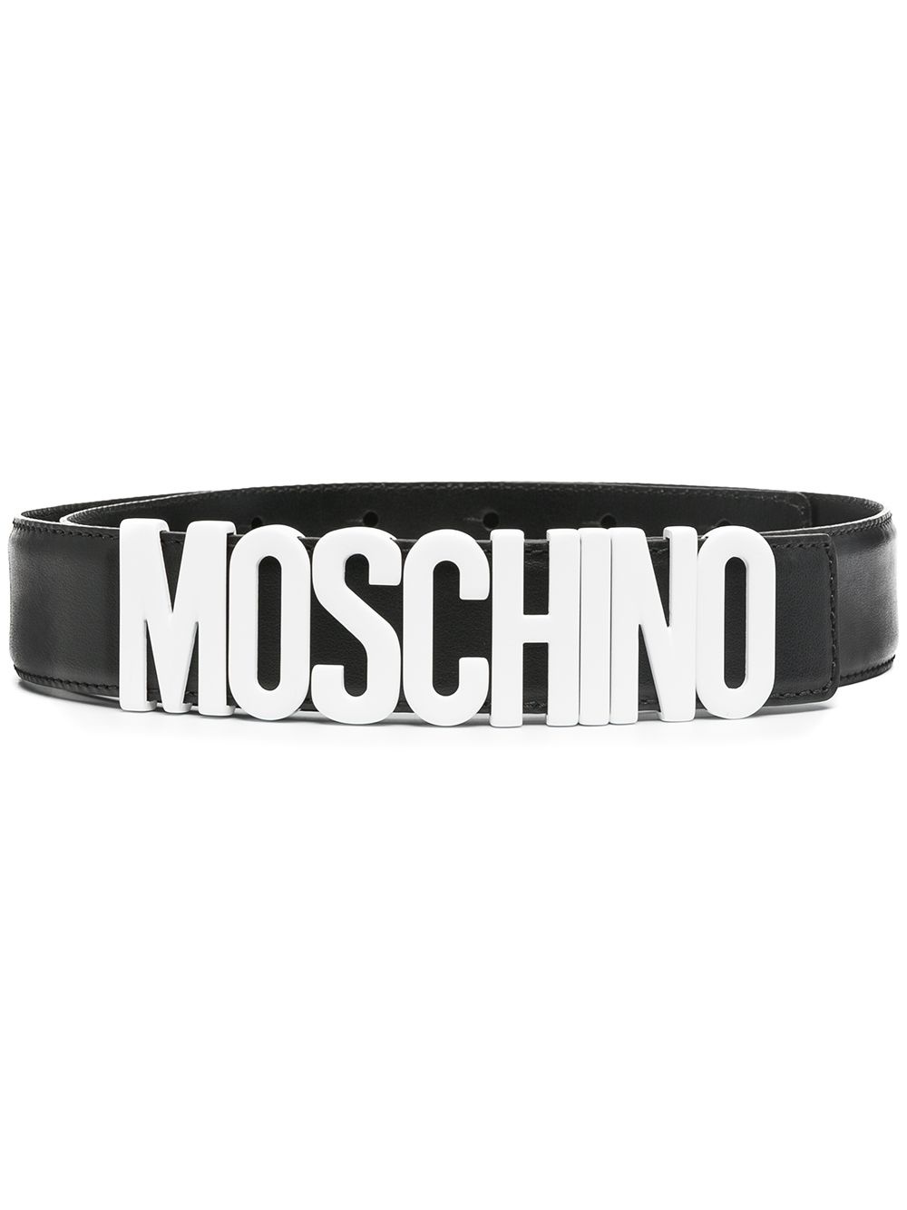 logo buckle belt - 1