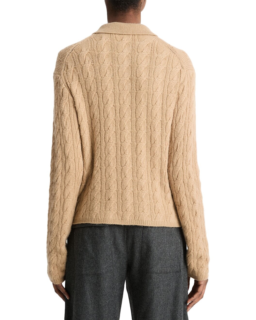 Vince Cable Knit Wool & Cashmere-Blend Polo Shirt - 2