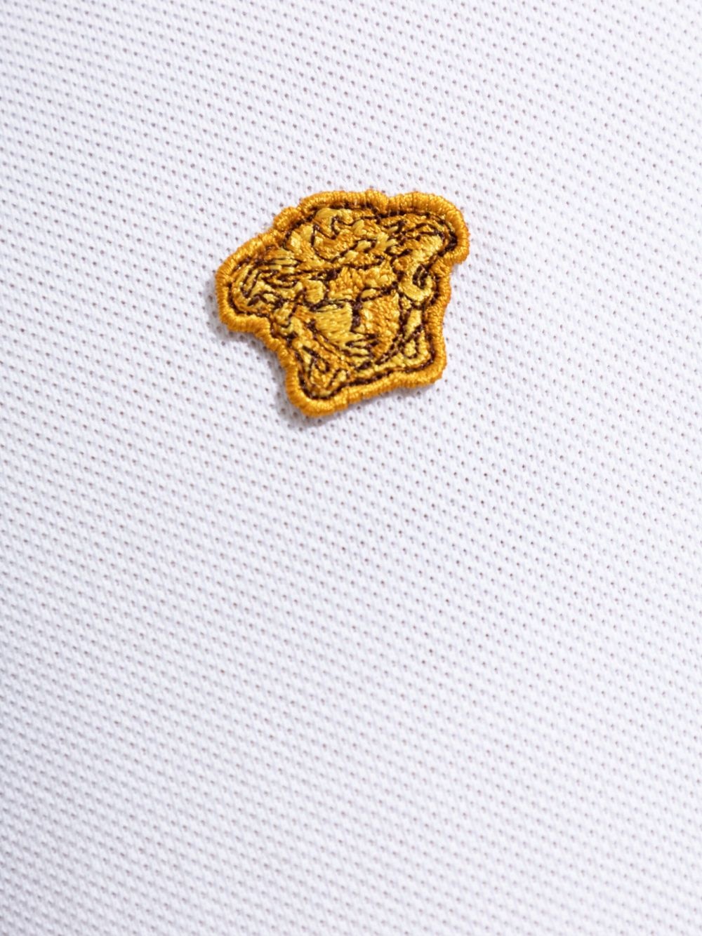 Medusa-embellished polo shirt - 5