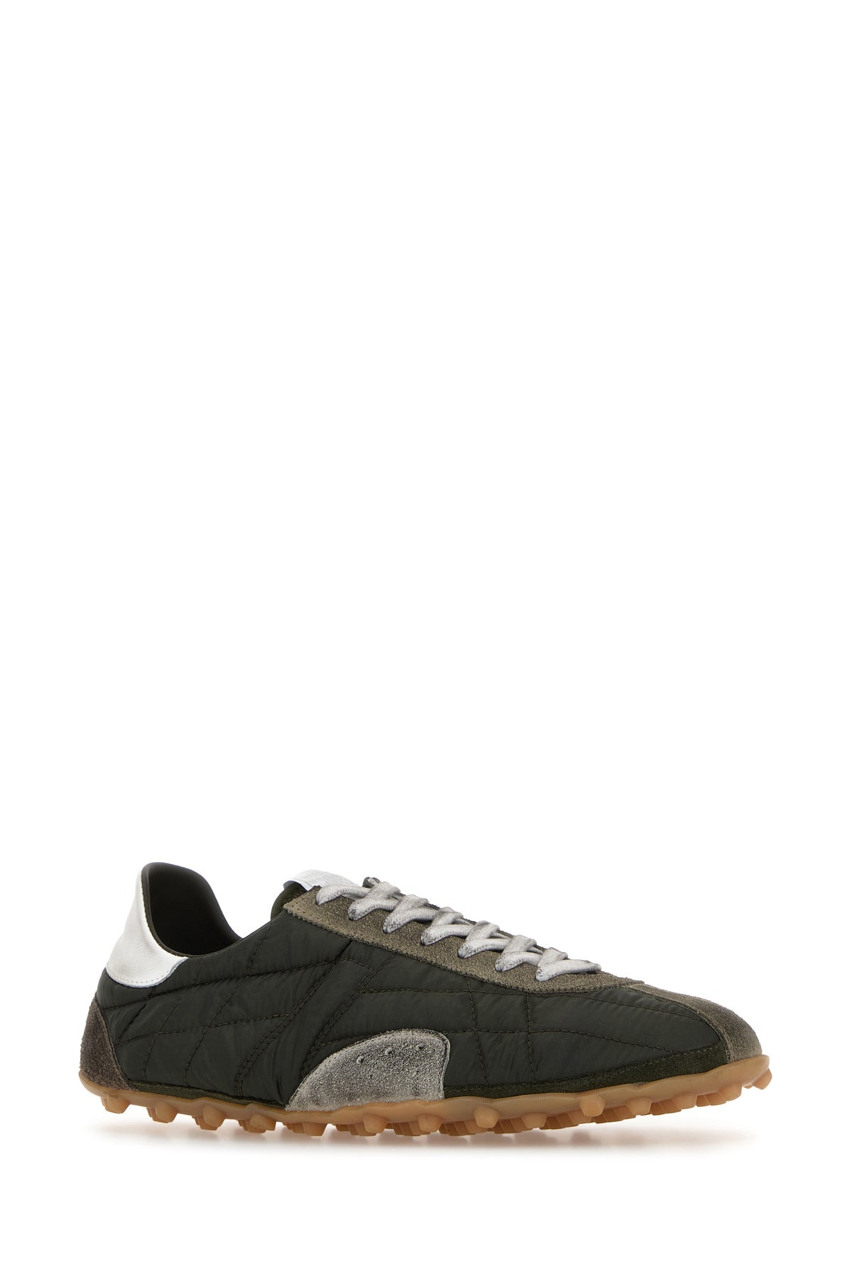 Multicolor fabric and suede sneakers - 2