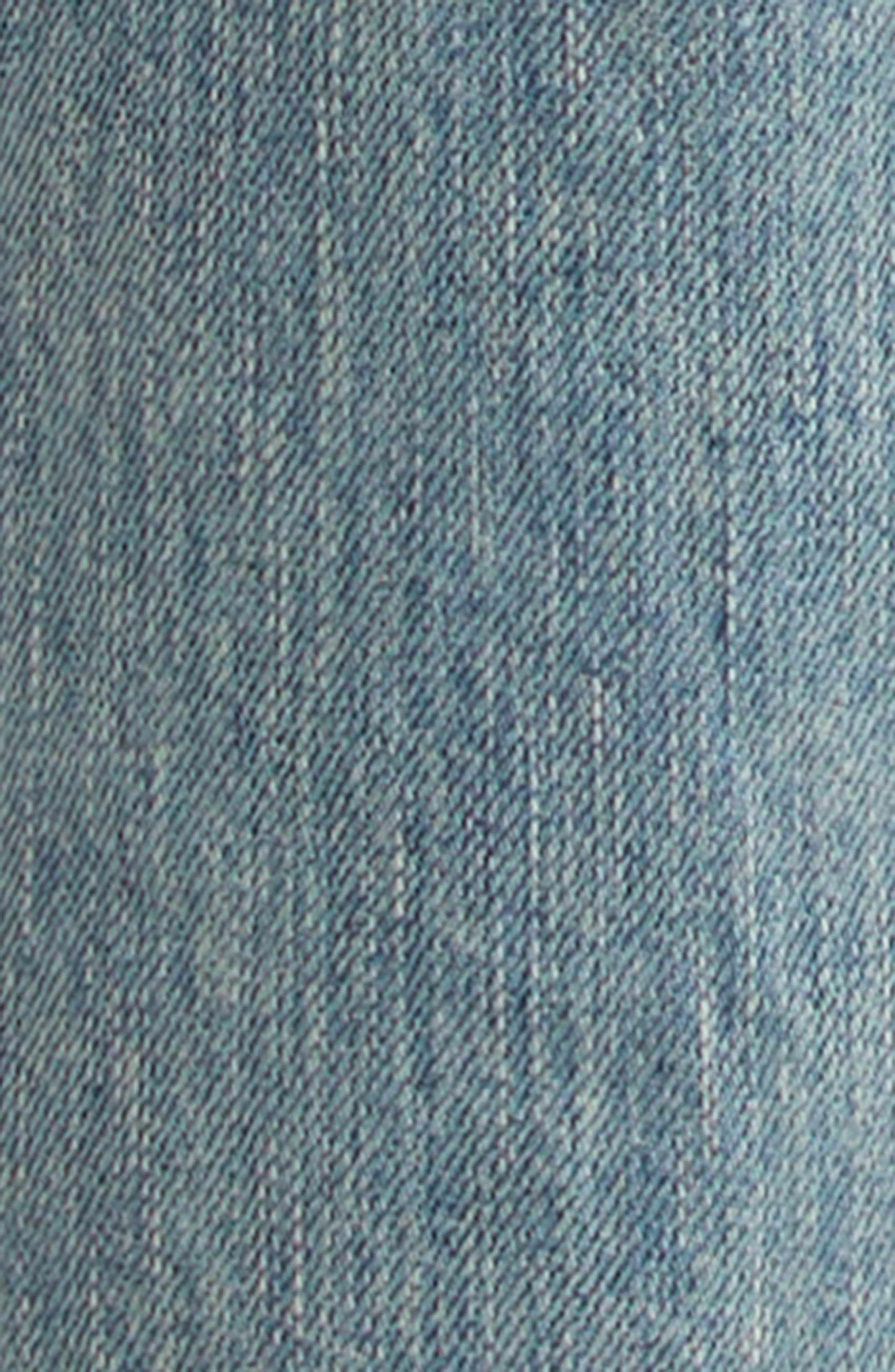 Fear of God Rip & Repair Straight Leg Jeans in Repaired Indigo 2 at Nordstrom - 7