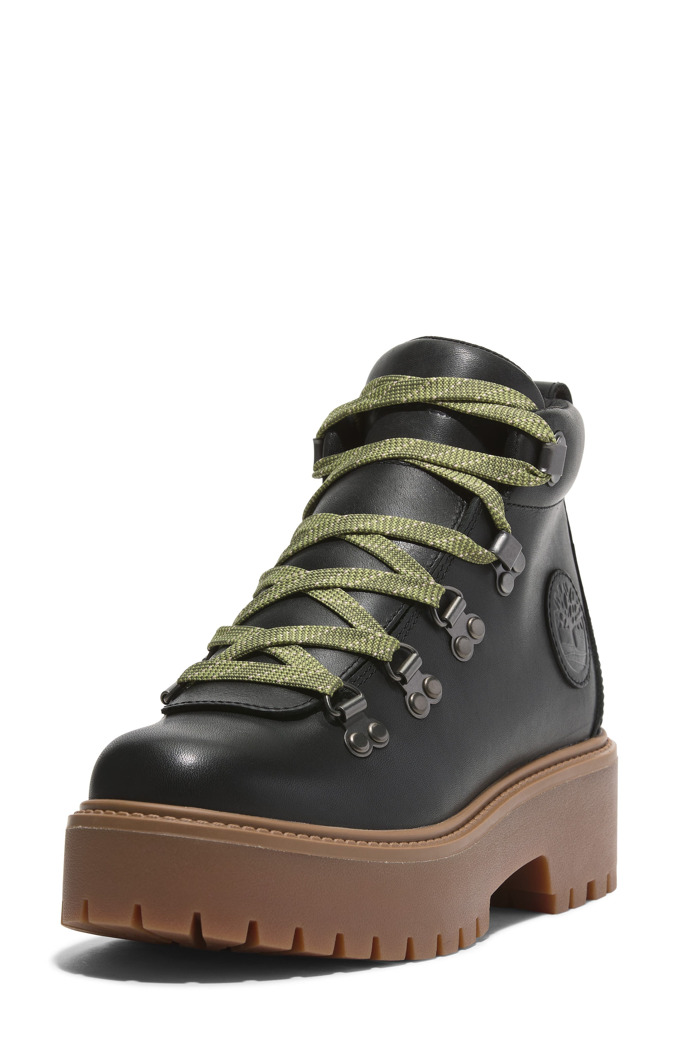 Timberland Stone Street Platform Boot in Black Full Grain at Nordstrom - 8