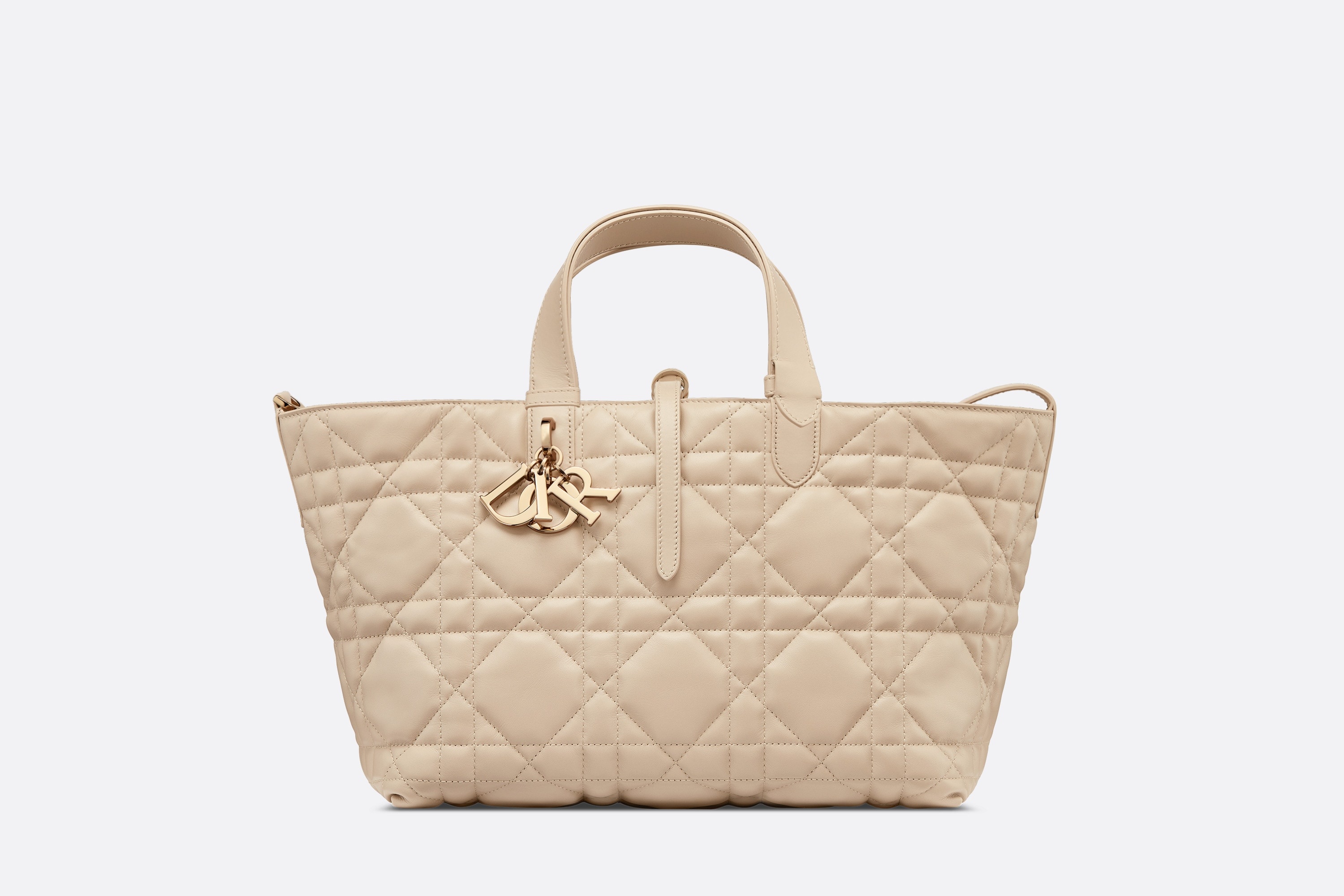 優しいラテカラーが清楚＊Dior TOUJOURS バッグ ミディアム 優しいラテカラーが清楚＊Dior TOUJOURS バッグ ミディアム