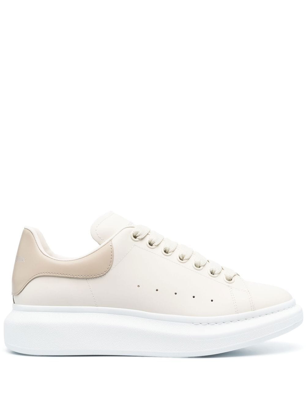 panelled low-top sneakers - 1