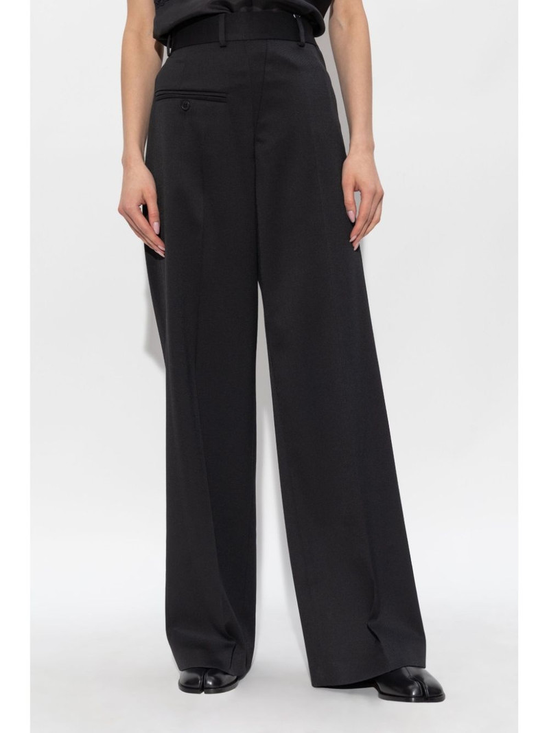 single-stitch logo tailored trousers 3