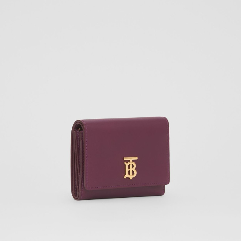 Small Monogram Motif Leather Folding Wallet 4