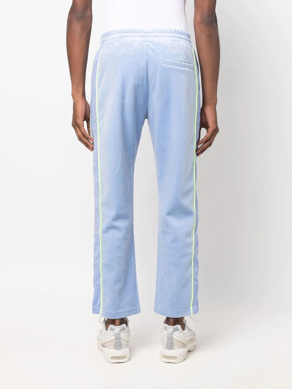 cropped leg track pants - 5