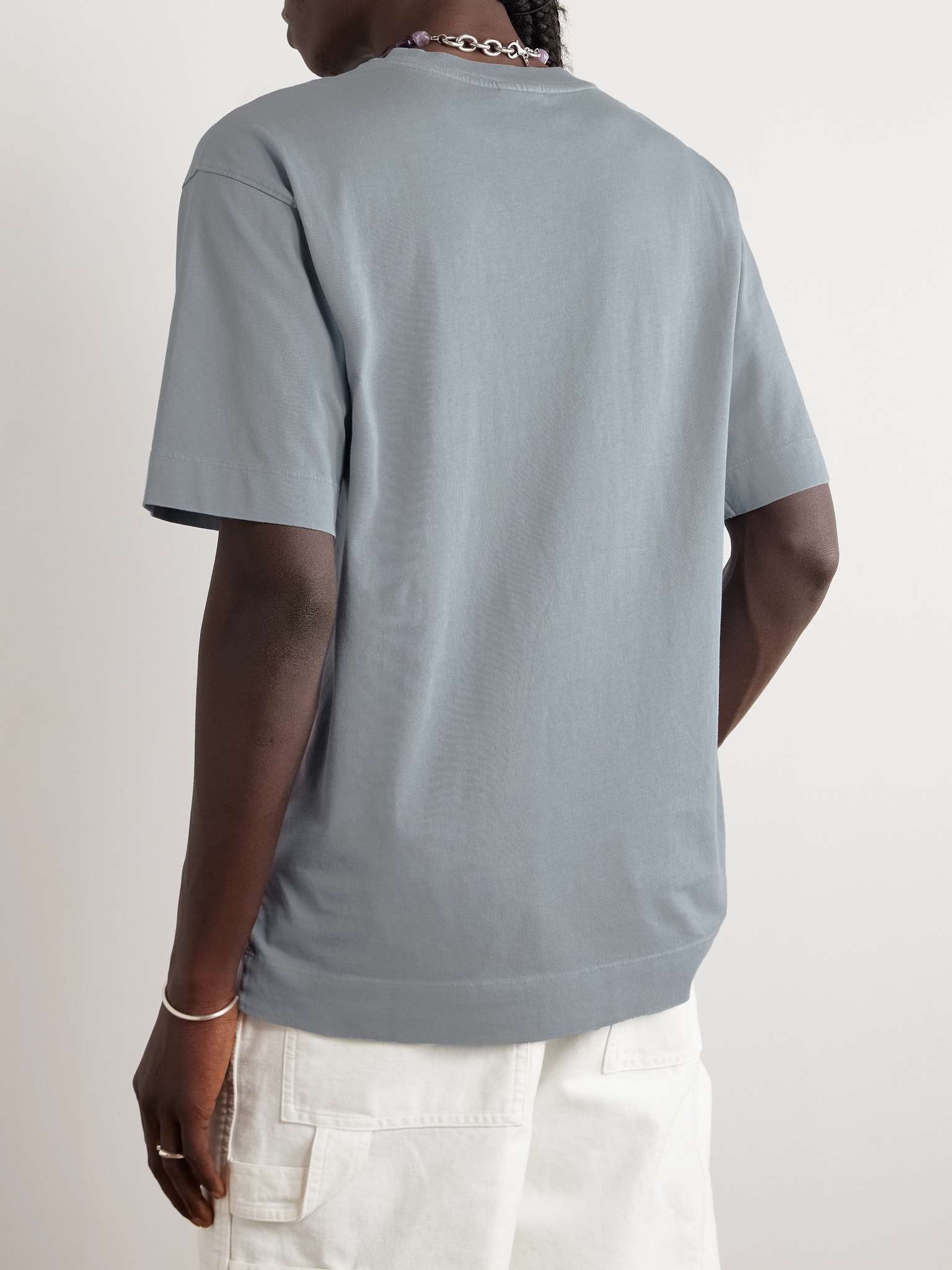 Garment-Dyed Cotton-Jersey T-Shirt - 4