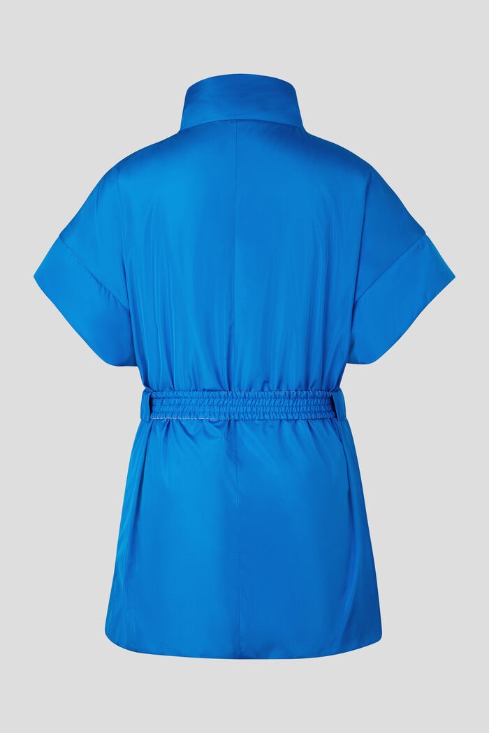 Amira Short-sleeved waistcoat in Azure blue - 8