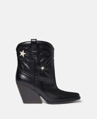 ロングブーツ STELLA McCARTNEY Black Alter Mat Cowboy Ankle Boots Stella McCartney Black Alter Mat Cowboy Ankle Boots Stella