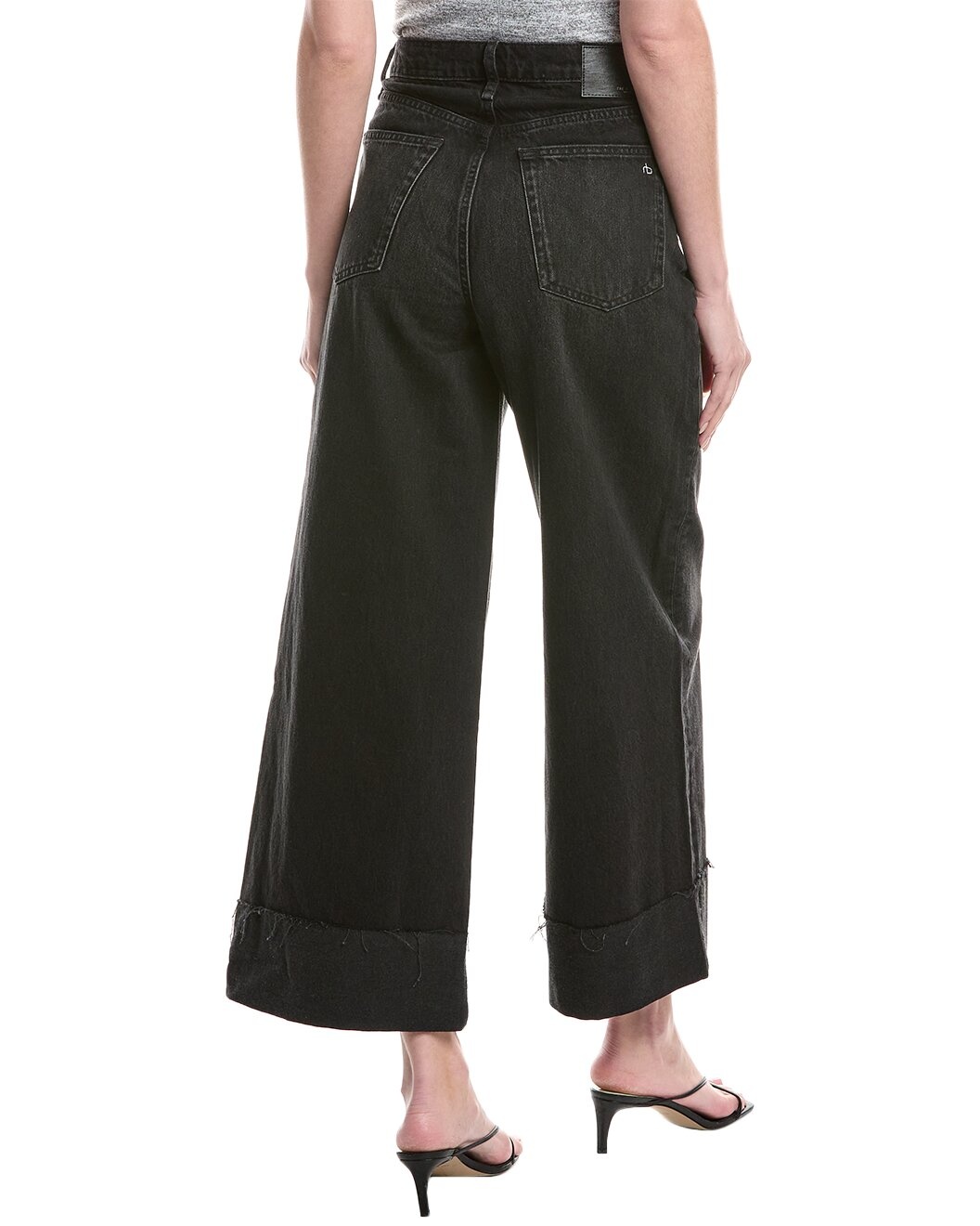 rag & bone Sophie High-Rise Ankle Blair Wide-Leg Jean - 2