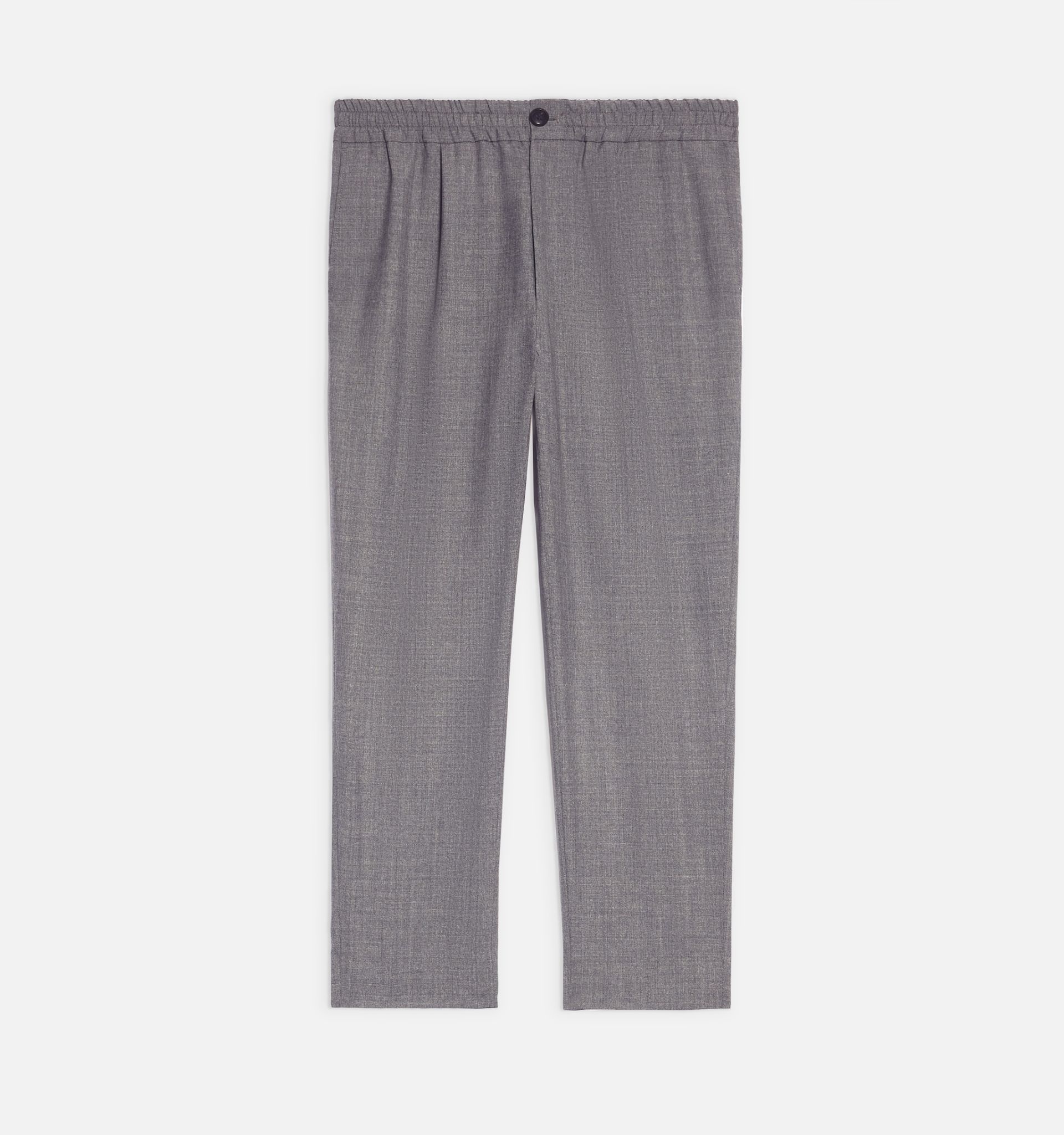 Elasticated Waist Cropped Fit Trousers - 2