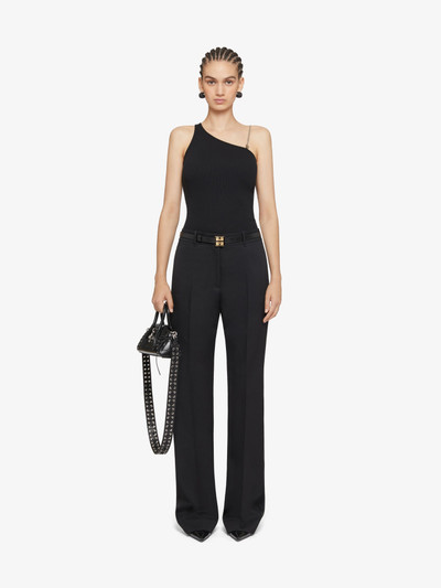 Givenchy ASYMMETRIC TOP IN COTTON WITH CHAIN DETAIL outlook