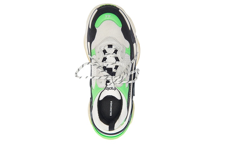 Balenciaga Triple S Sneaker 'White Green Fluo' 536737W09O69063 - 4