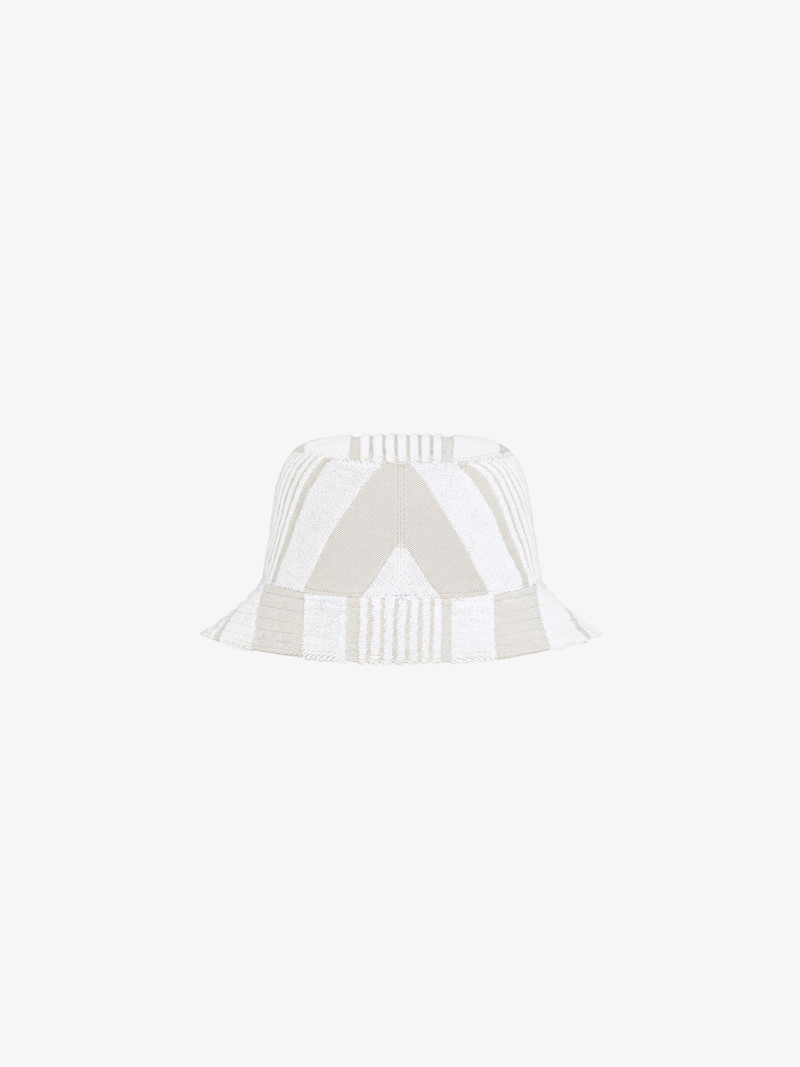 Givenchy GIVENCHY BUCKET HAT IN COTTON TOWELLING WITH STRIPES outlook
