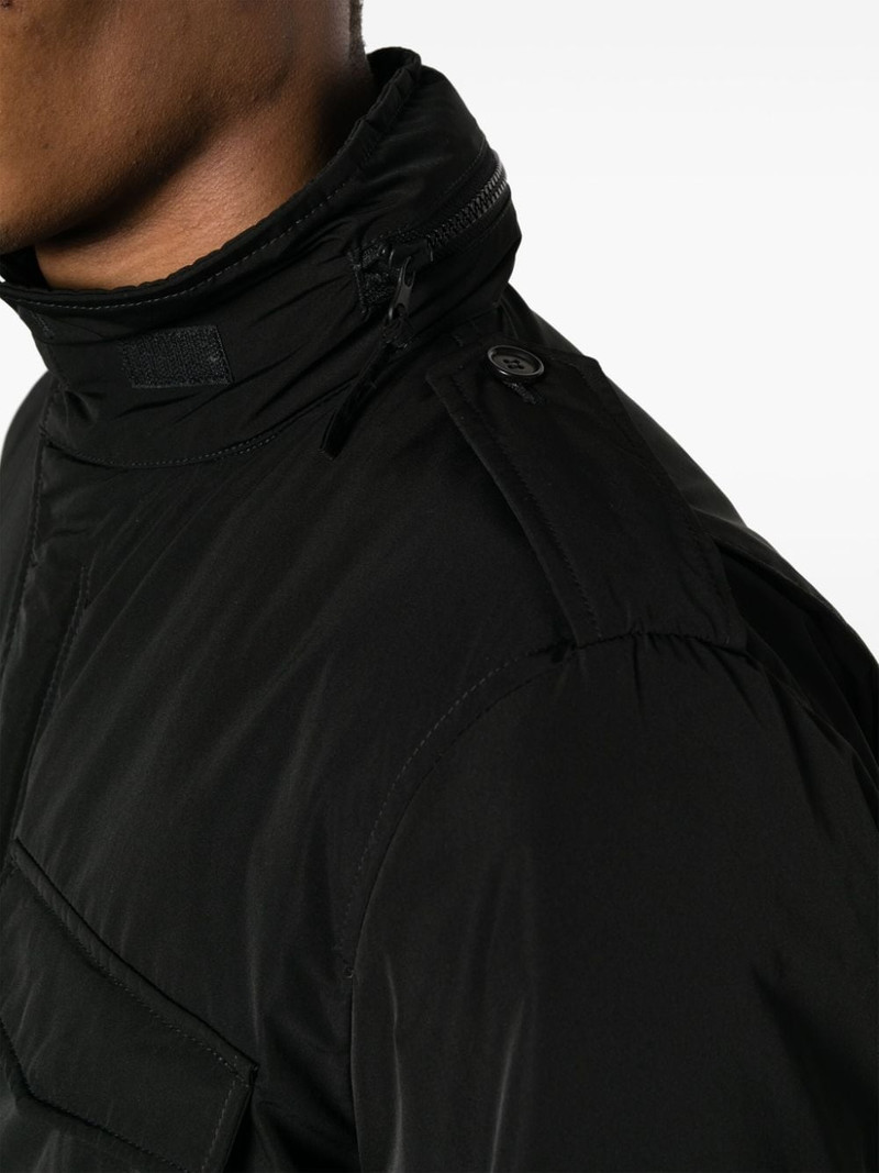 funnel-neck long-sleeve jacket 5