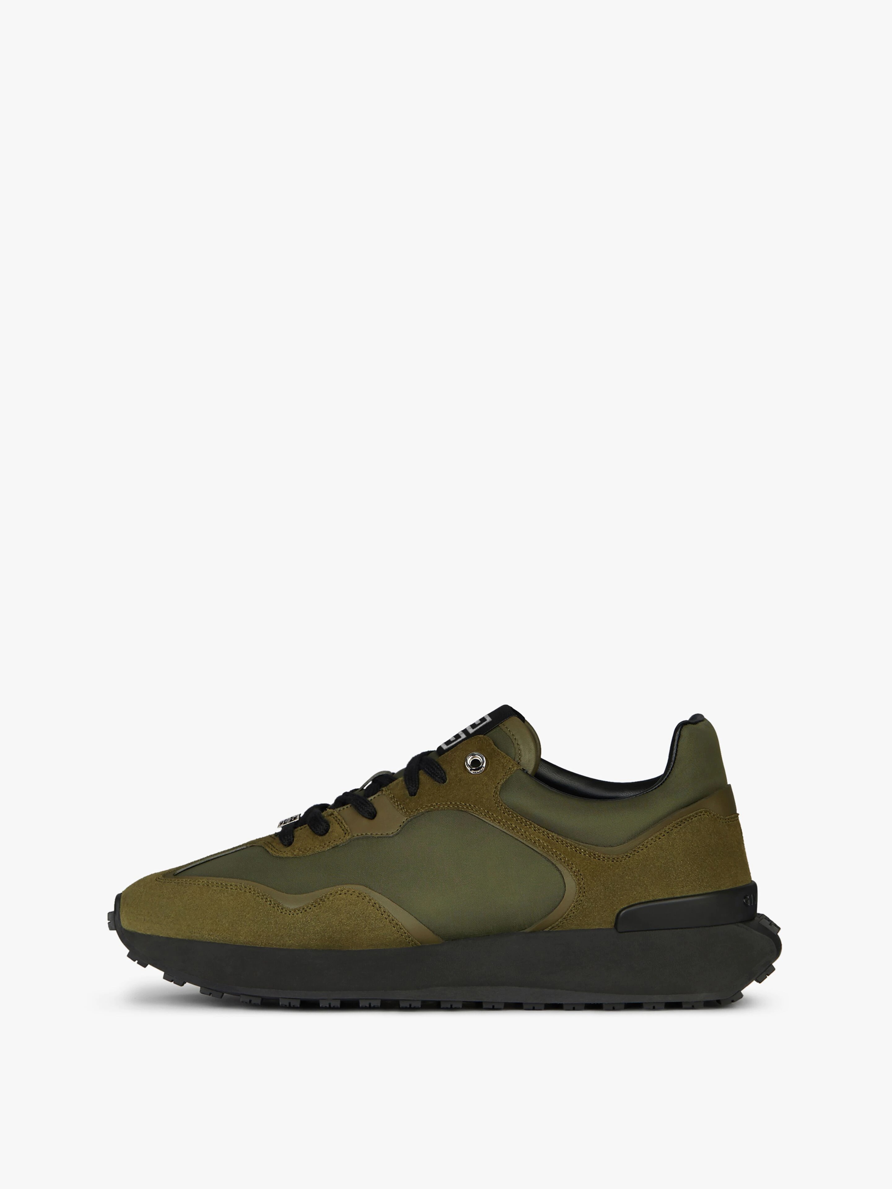 GIV RUNNER SNEAKERS IN SUEDE, LEATHER AND NYLON - 3