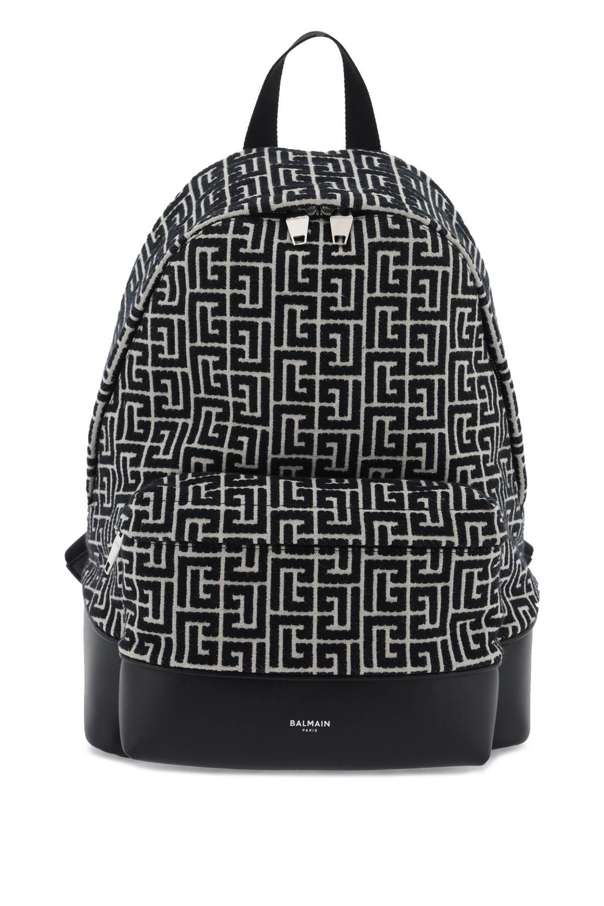 JACQUARD BACKPACK WITH MONOGRAM - 1