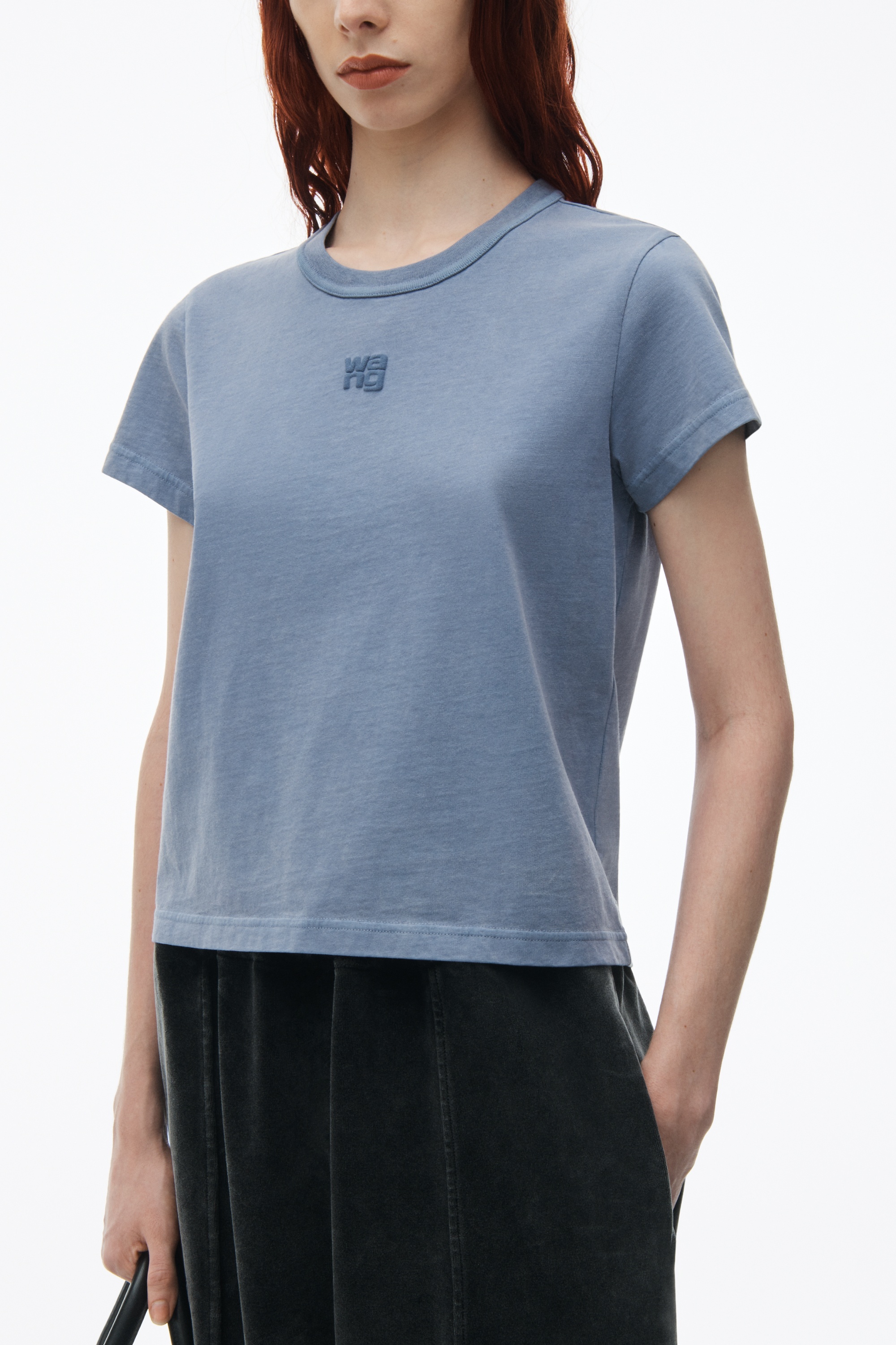 Puff logo shrunken tee in cotton jersey - 5