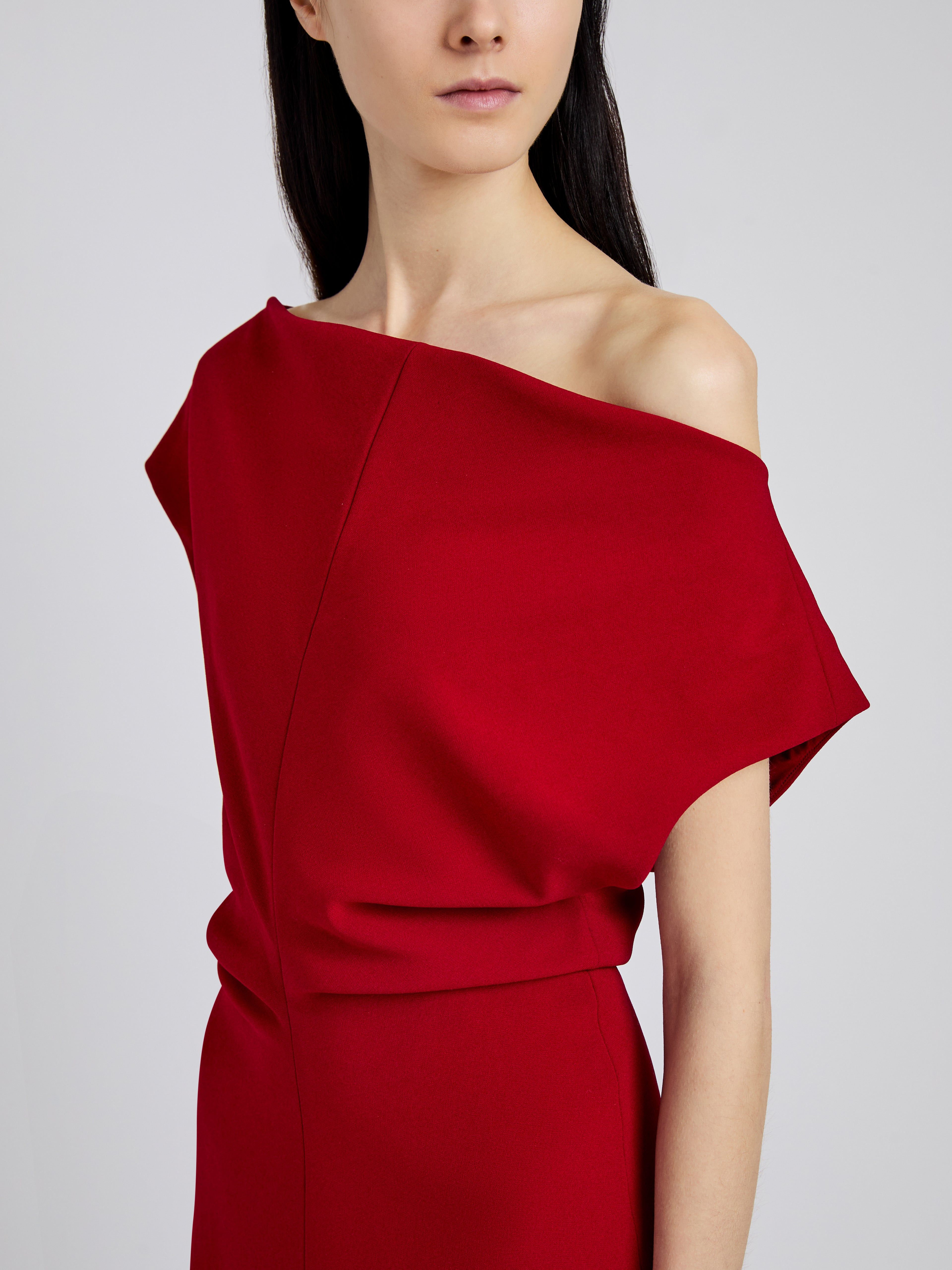 Rosina Dress in Light Double Crepe - 5