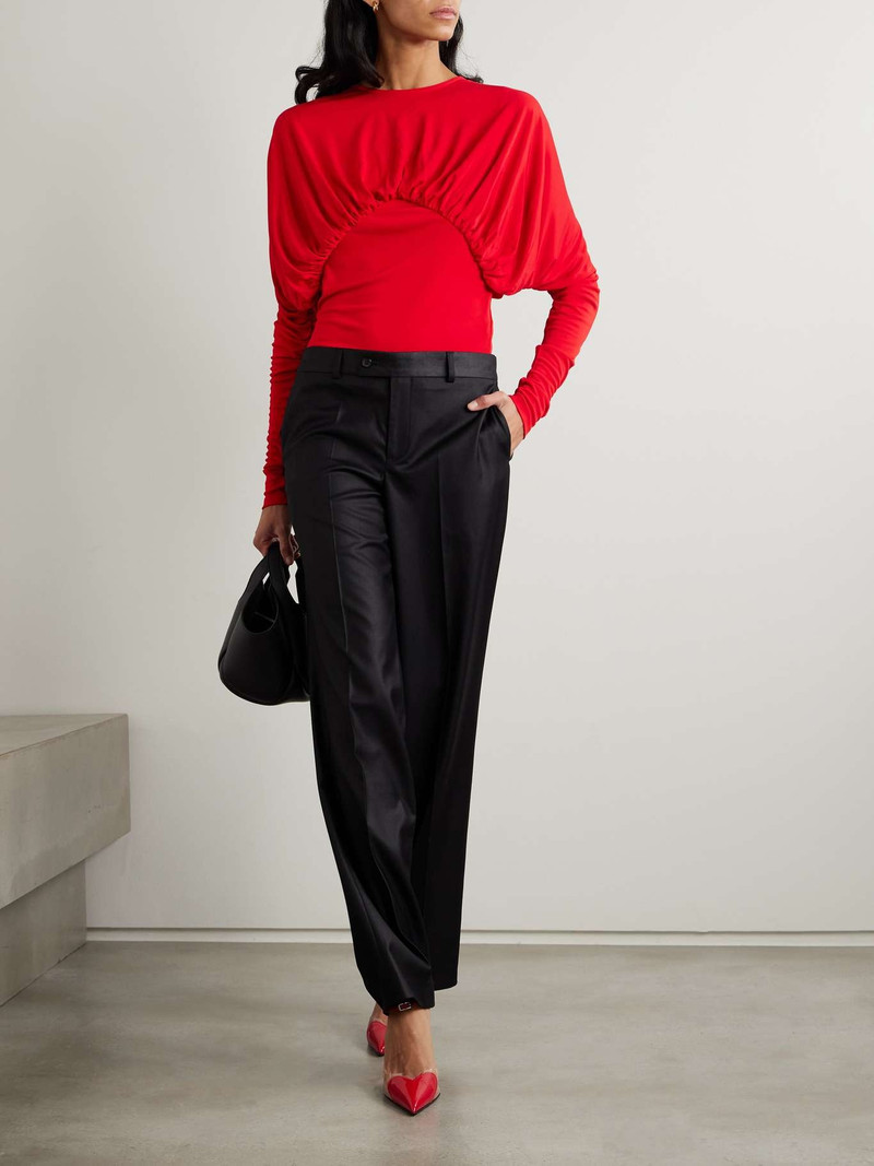 16ARLINGTON Anve ruched jersey top outlook
