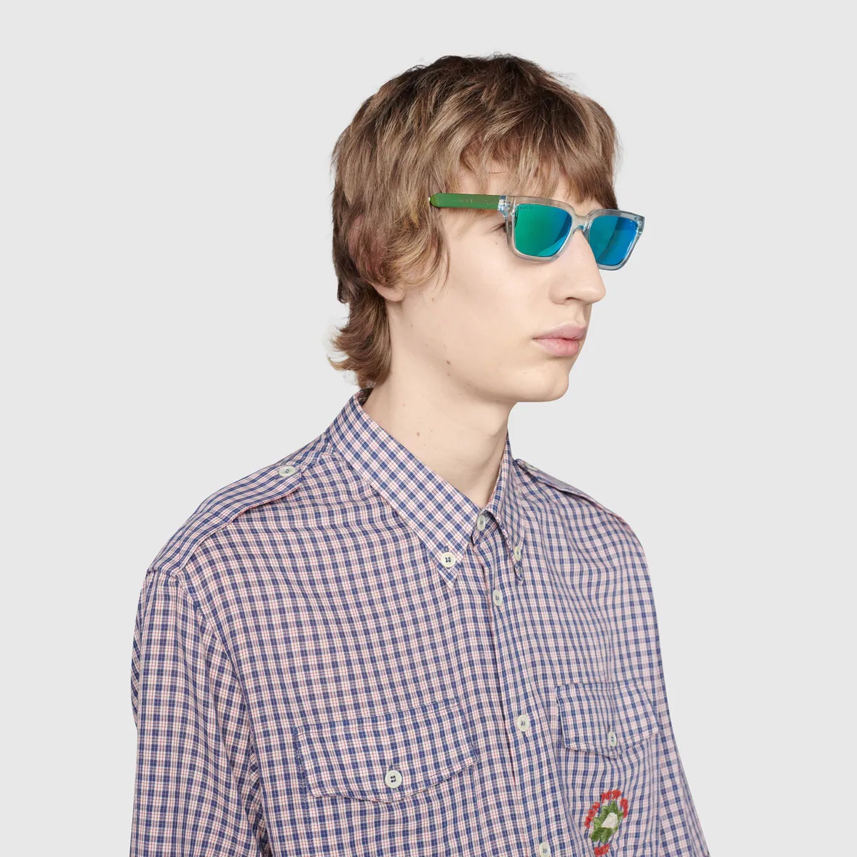 Rectangular-frame sunglasses - 3