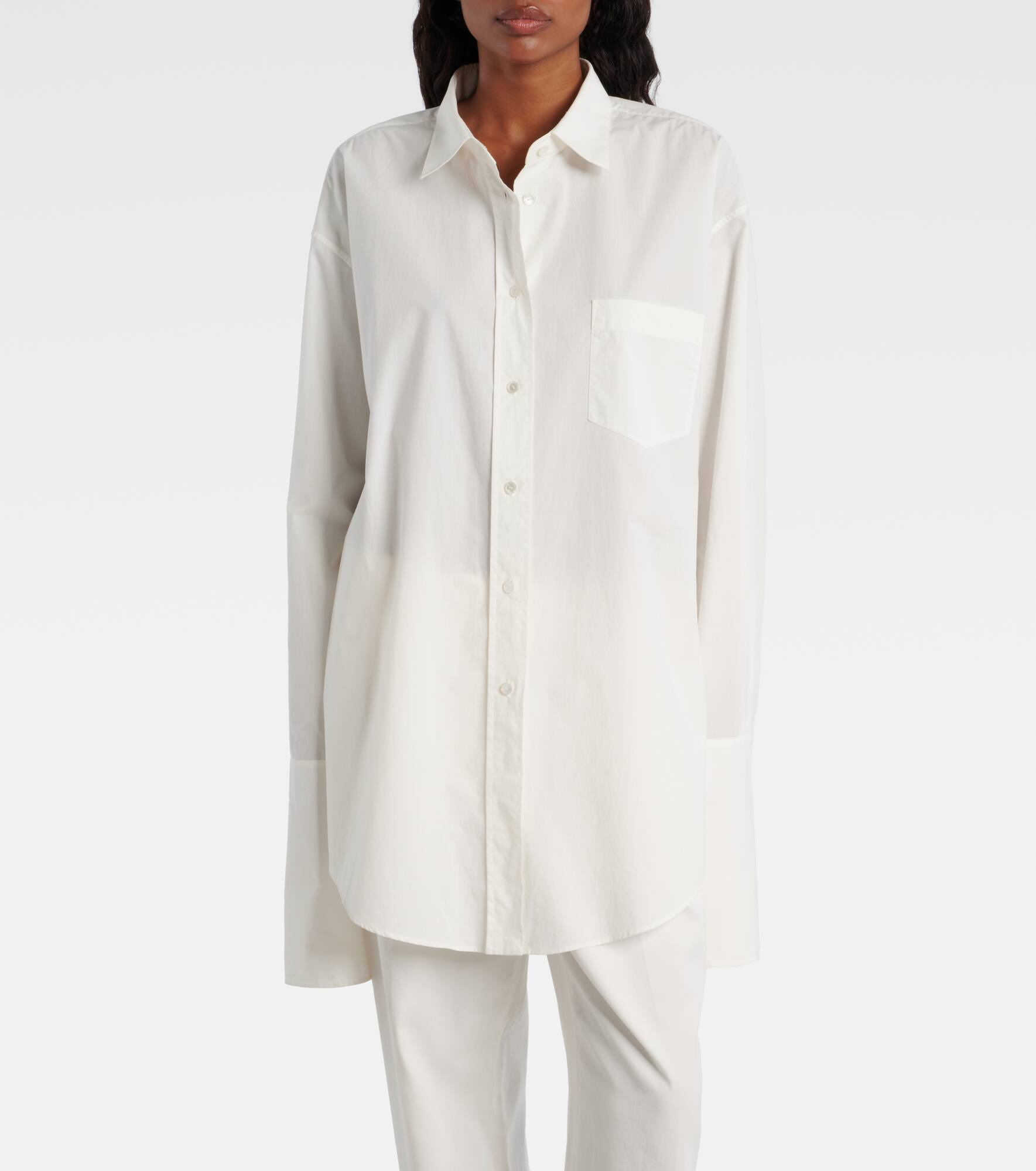Ment cotton poplin shirt - 7
