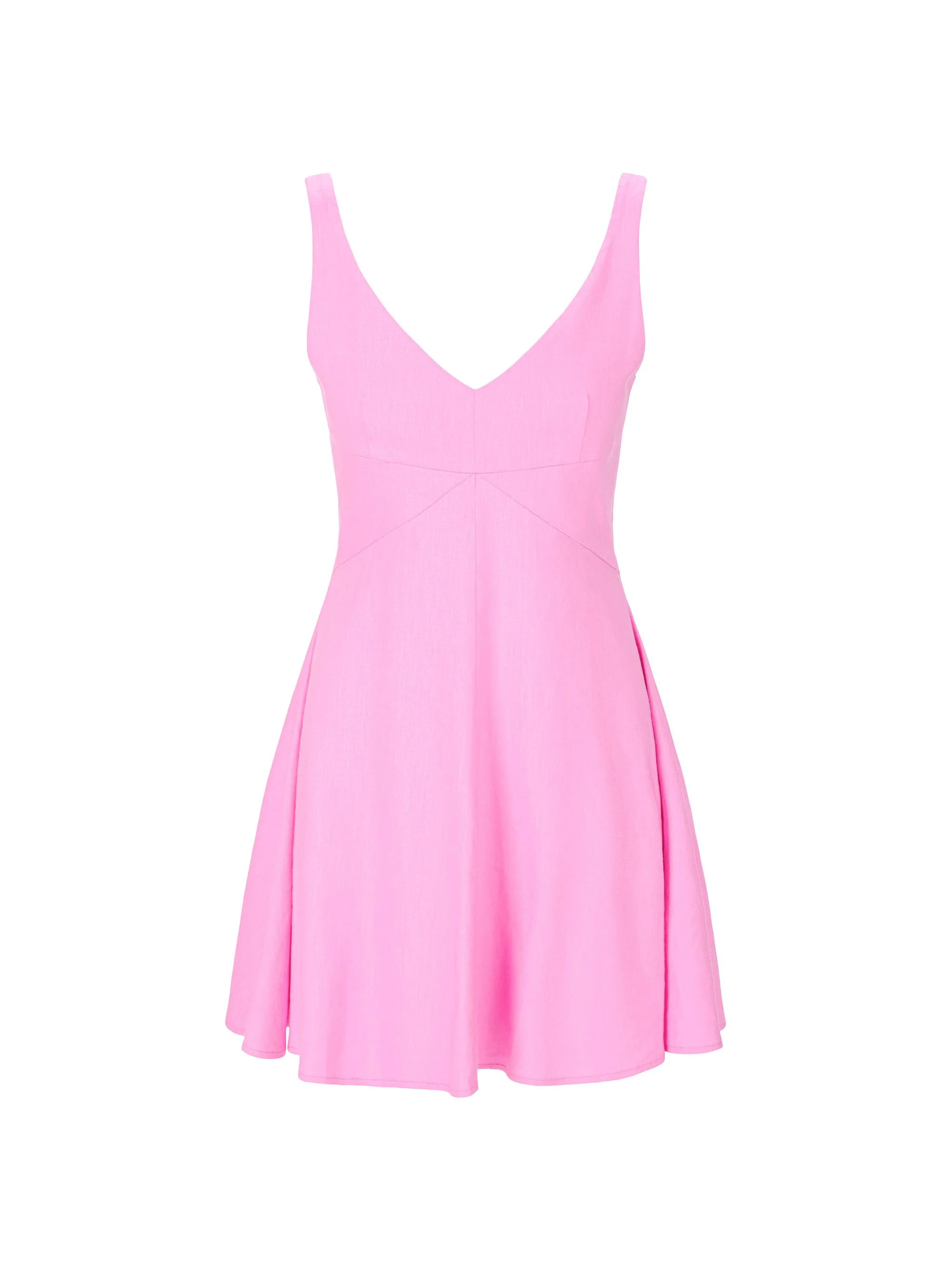 Women's Madison Linen-Blend A-Line Minidress - Orchid - 1