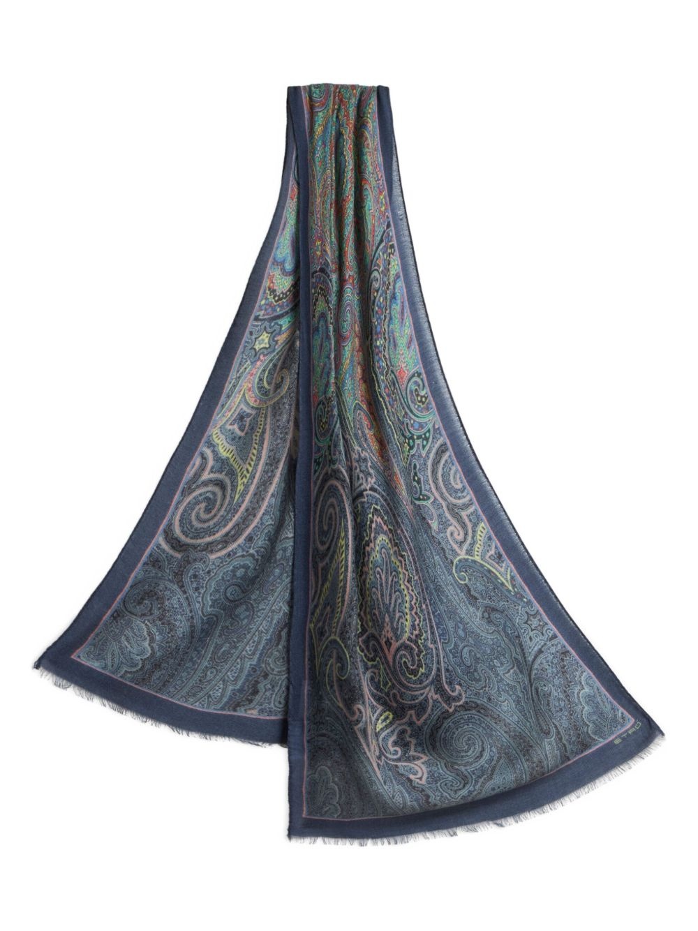 paisley-print scarf - 3