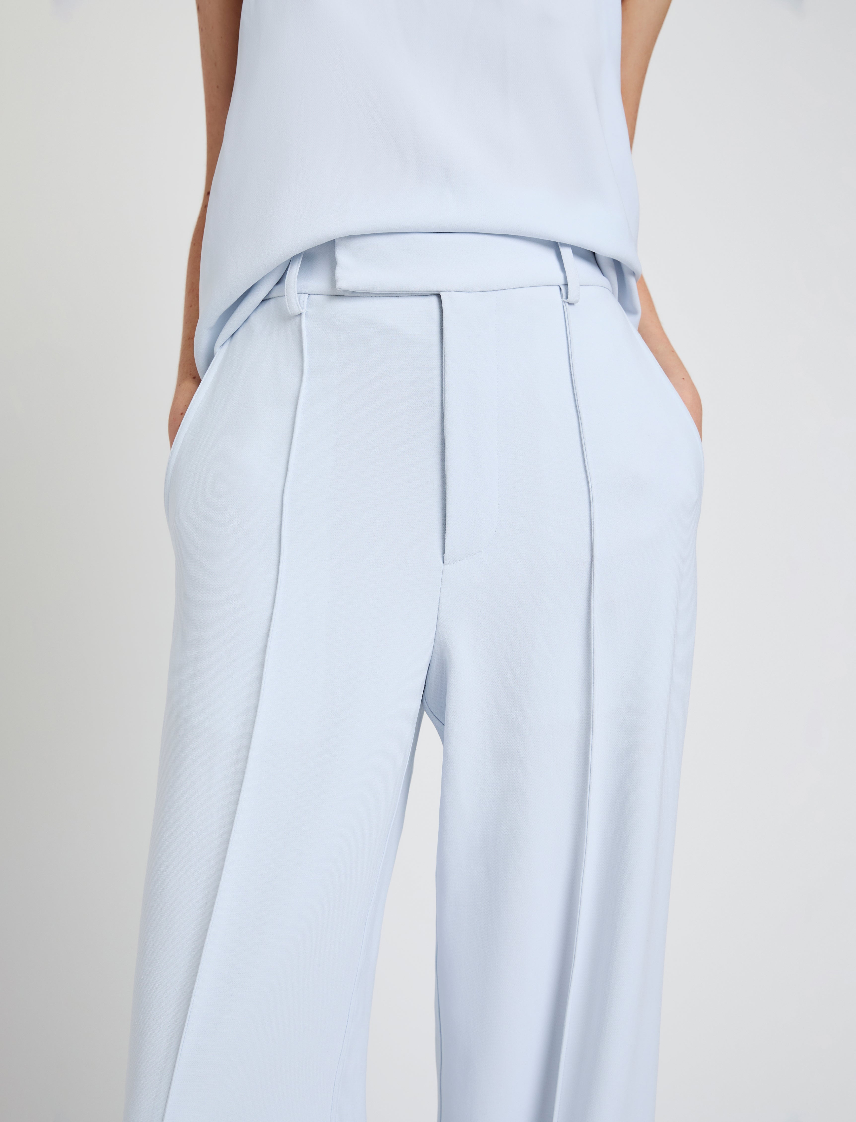 Weyes Pant in Matte Double Crepe - 5