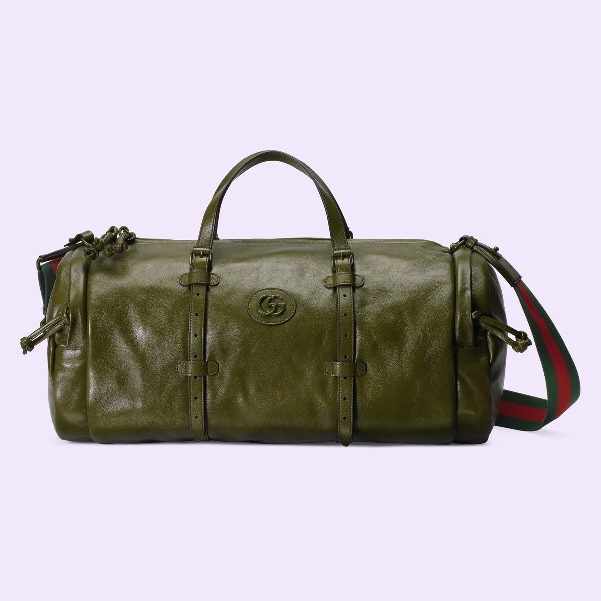 Large duffle bag with tonal Double G - 1