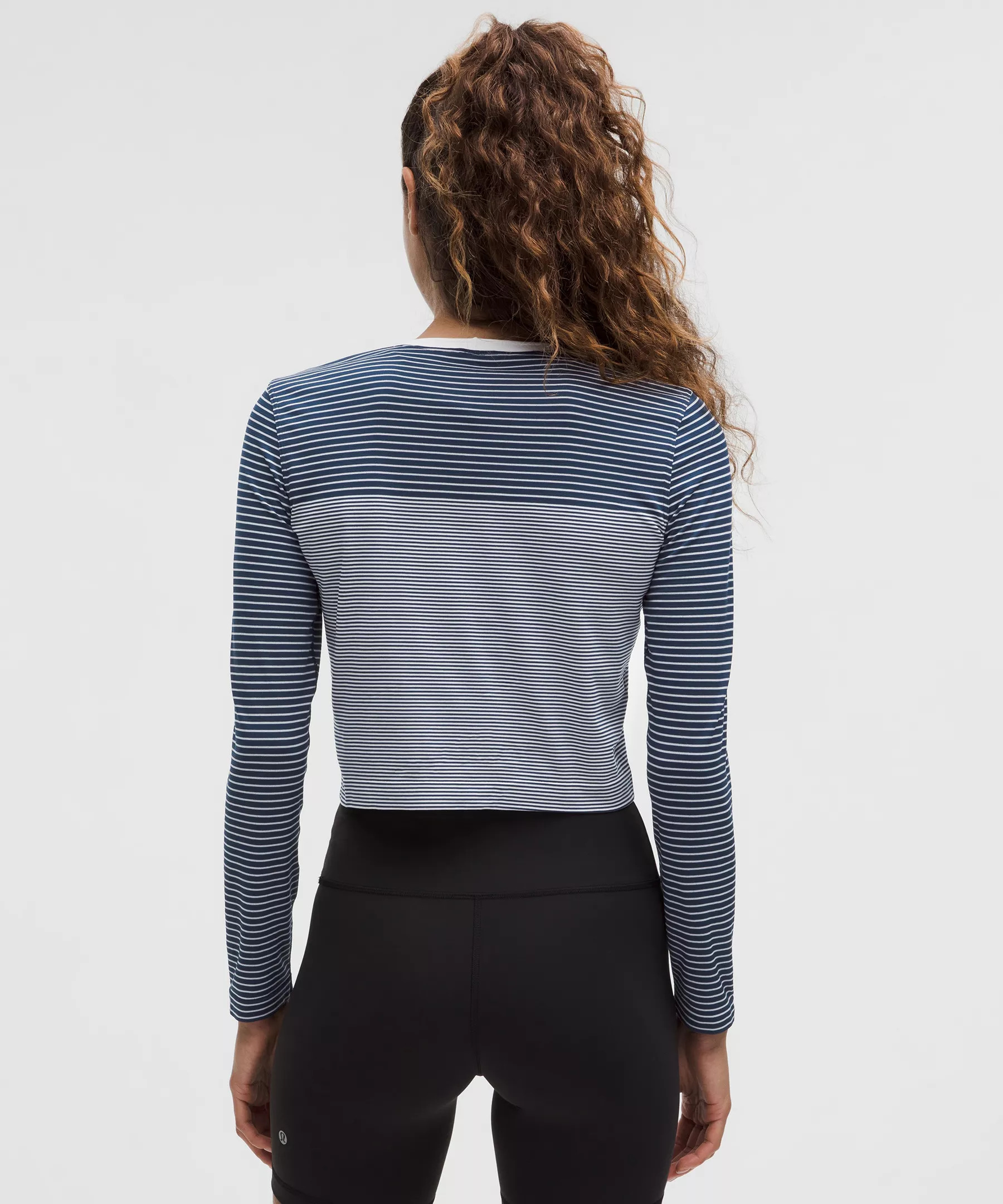 Seamless Classic-Fit Mariner Stripe Long-Sleeve Shirt - 3