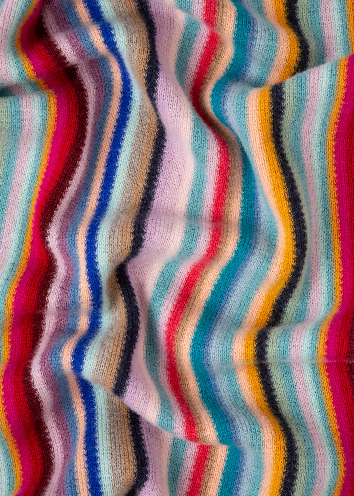 'Swirl Stripe' Wool Scarf - 3
