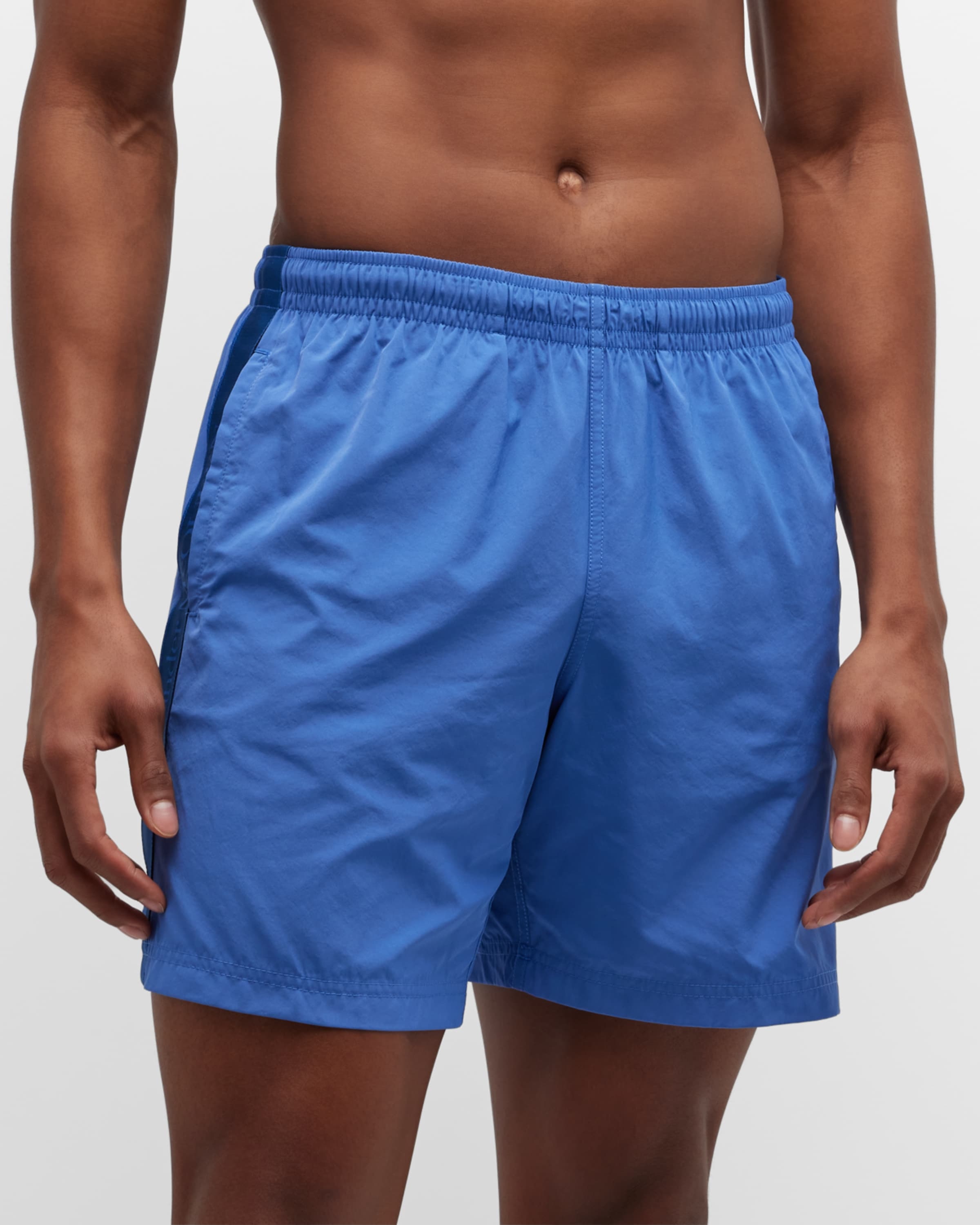 Men's Logo Taping Swim Shorts - 2
