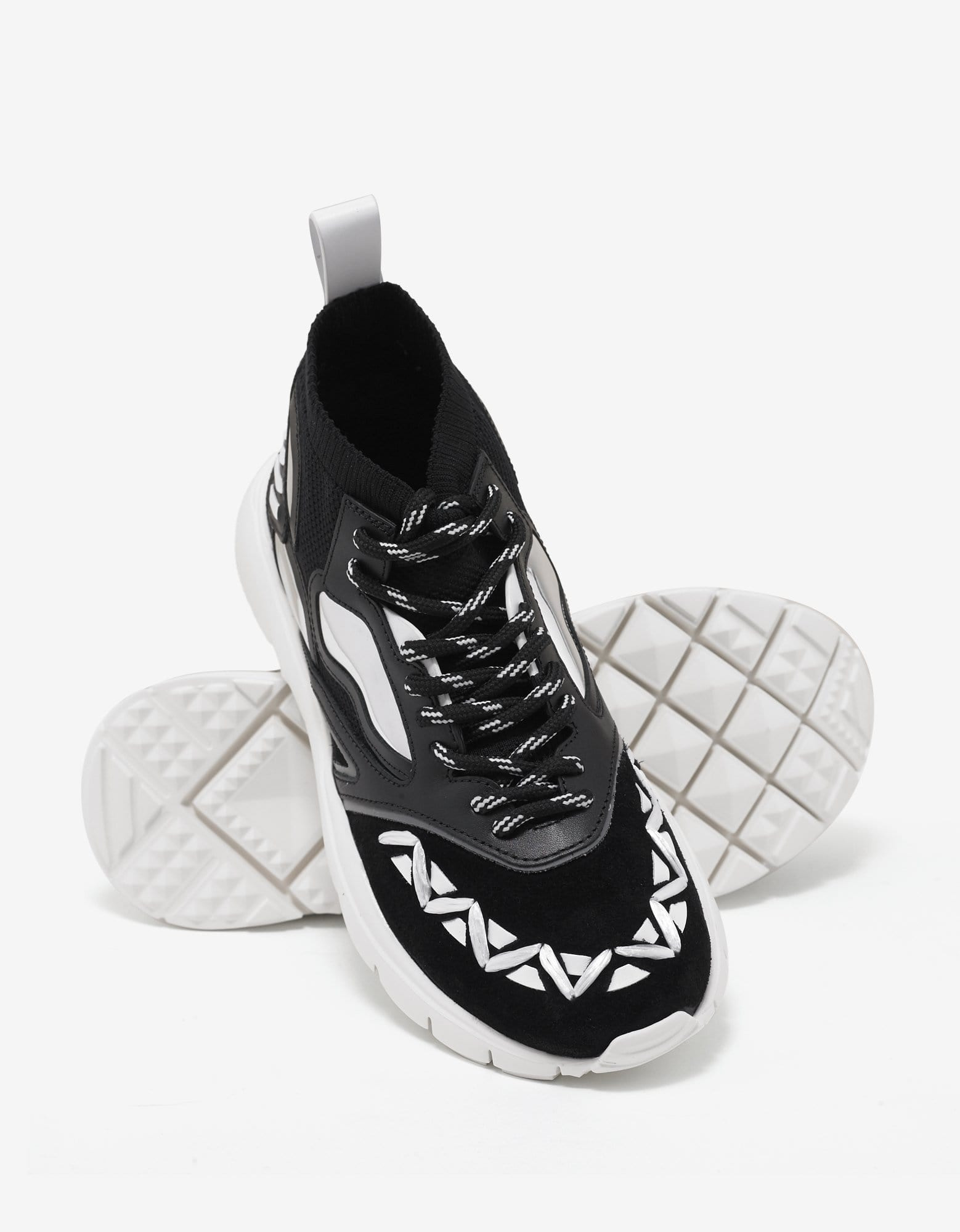 Valentino Heroes Reflex Black High Top Trainers - 6