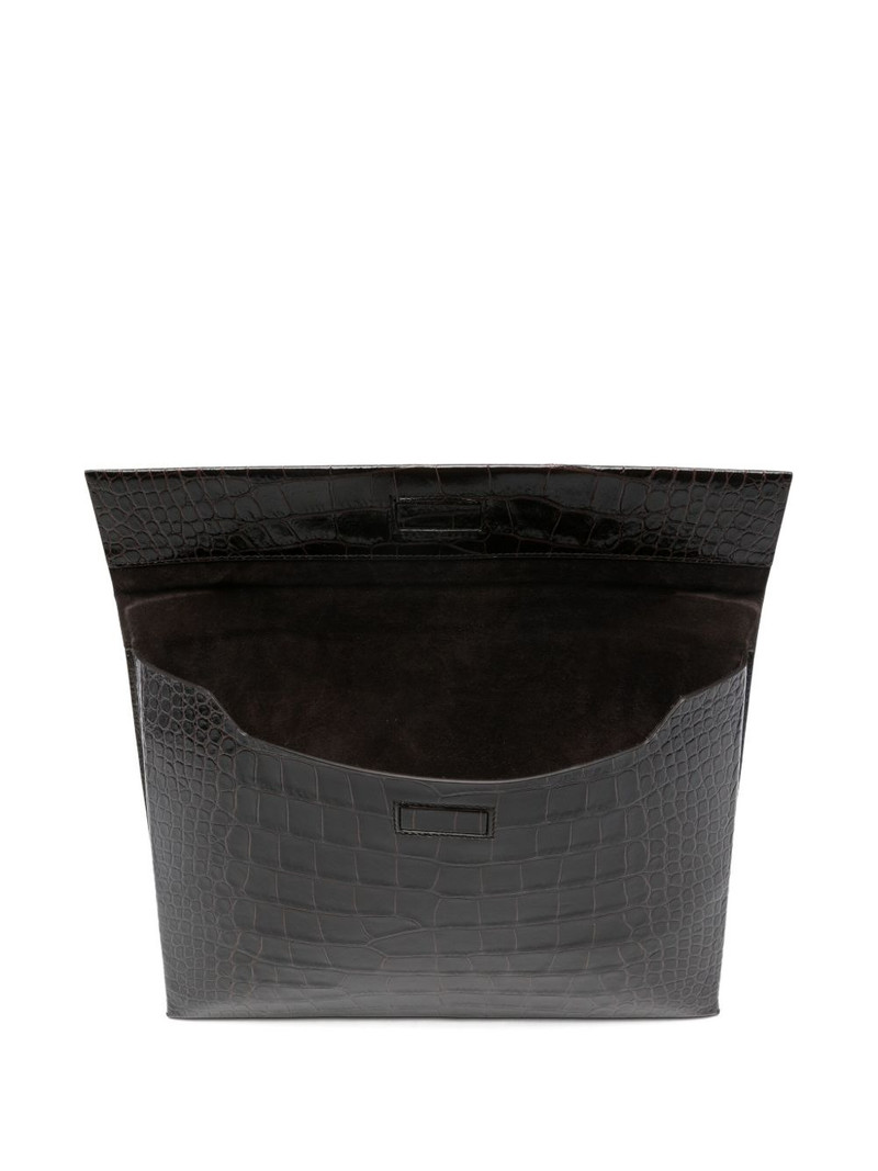 crocodile-embossed briefcase 4