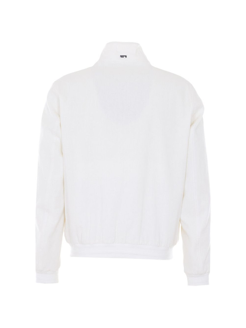 Herno button high-neck bomber jacket outlook
