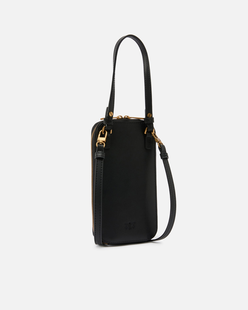 PINKO ZIP-AROUND LEATHER SMARTPHONE CASE outlook