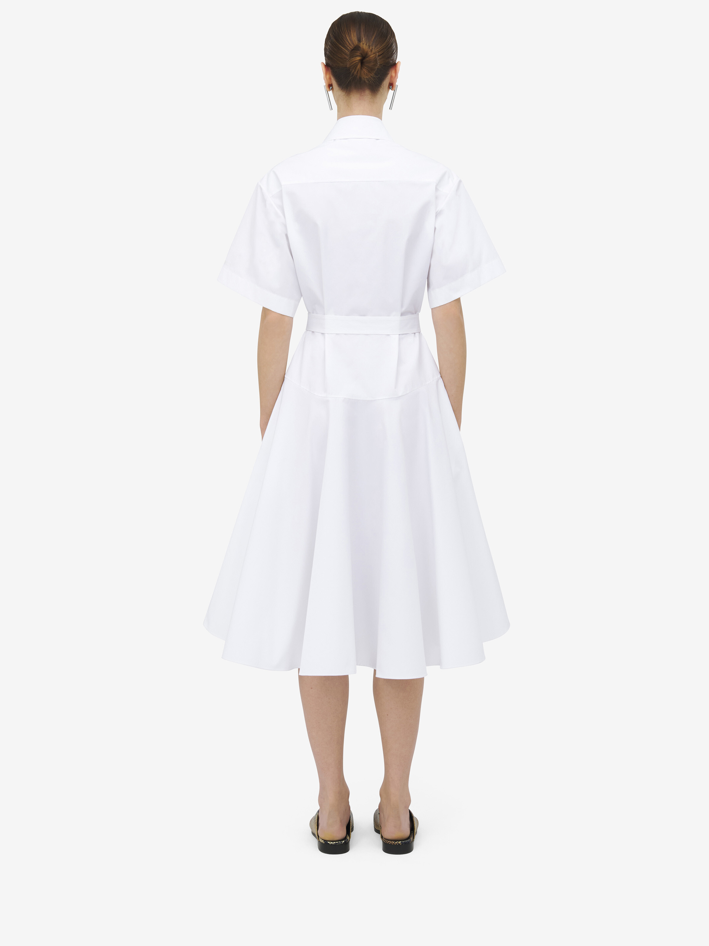 Cotton Poplin Shirt Dress - 4