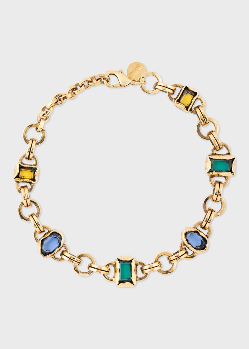 Paul Smith Necklace With Coloured Rhinestones outlook