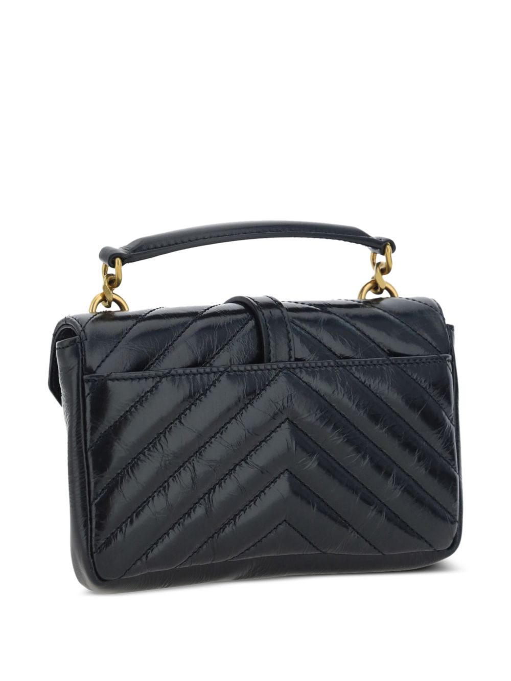 appliquÃ©-logo quilted leather wallet - 3