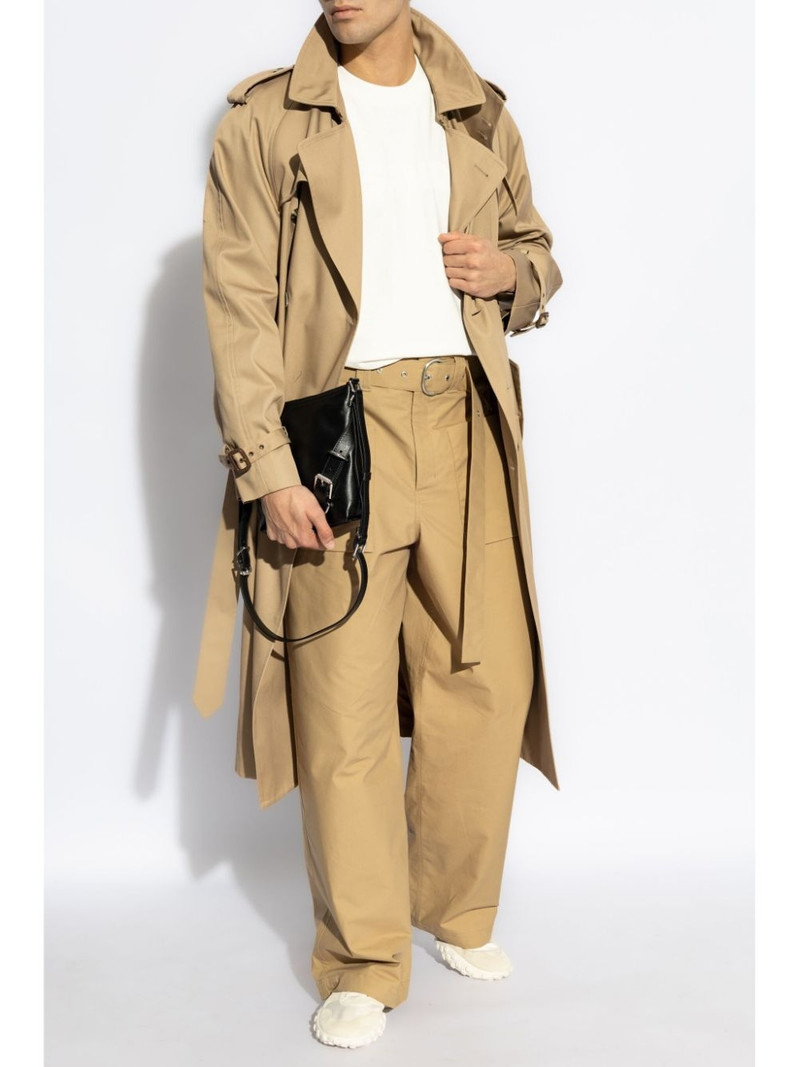 Jil Sander embroidered logo cotton trousers outlook